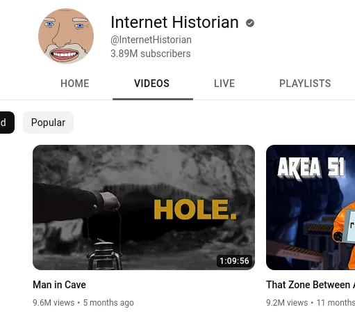 channel screenshot